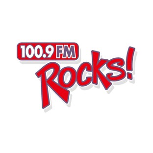 WBZG 100.9 FM Rocks logo