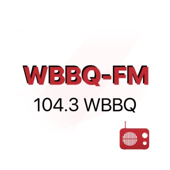 WBBQ-FM 104.3 WBBQ logo