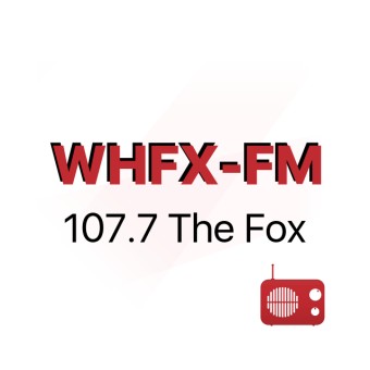WHFX Solid Rock 107.7 the Fox logo