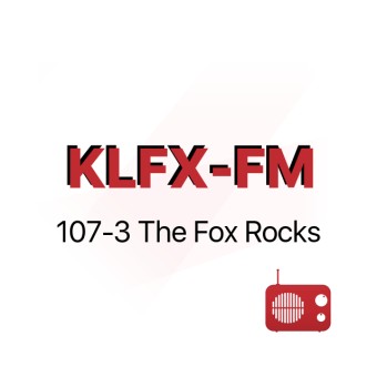 KLFX 107.3 The Fox Rocks logo