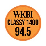 WKBI Classy 1400 AM and 94.5 FM logo