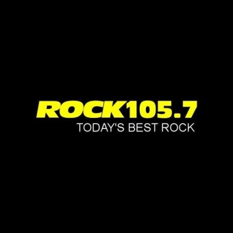 WOBG-FM Rock 105.7 logo