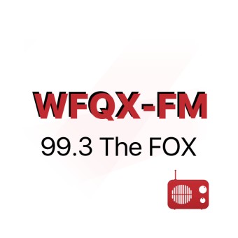 WFQX The Fox 99.3 FM logo