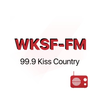 WKSF Kiss Country 99.9 FM logo