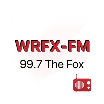 WRFX The Fox 99.7 FM logo