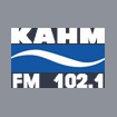 KAHM Beautiful Music 102.1 FM logo