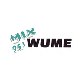 WUME-FM Mix 95.3 logo
