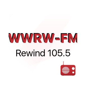 WWRW Rewind 105.5 FM logo