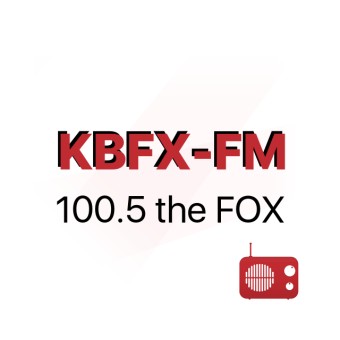 KBFX The Fox 100.5 FM logo