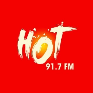 HOT 91.7 FM logo