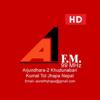A One FM 99 FM logo
