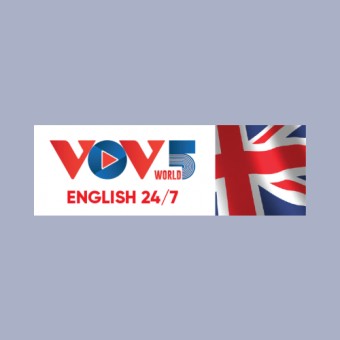 VOV 5 World 24/7 English logo