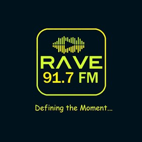 Rave FM 91.7 live logo
